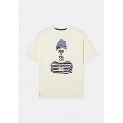 Camiseta Marinera Beige Under the Sea Altonadock Hombre | Moda Náutica Online