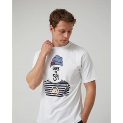 Camiseta Blanca Under the Sea Altonadock Hombre | Moda Náutica Online