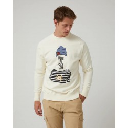 Sudadera Beige Under the Sea Altonadock Hombre | Moda Náutica Sanxenxo