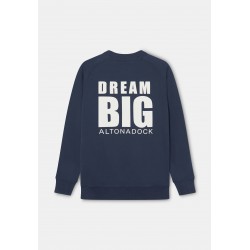 Sudadera Azul Marino Dream Big Altonadock Hombre | Moda Urbana Sanxenxo