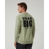 Sudadera Verde Dream Big Altonadock Hombre | Moda Positiva y Original Sanxenxo