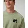 Sudadera Verde Dream Big Altonadock Hombre | Moda Positiva y Original Sanxenxo