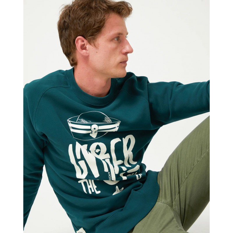 Sudadera Verde Marinera Under the Sea Altonadock Hombre | Moda Náutica Sanxenxo