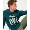 Sudadera Verde Marinera Under the Sea Altonadock Hombre | Moda Náutica Sanxenxo