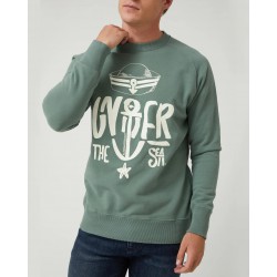 Sudadera Verde Pastel Under the Sea Altonadock Hombre | Estilo Náutico Fresco Sanxenxo