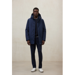 Gabardina Parko Azul Marino Ecoalf Hombre | Moda Sostenible Online Sanxenxo