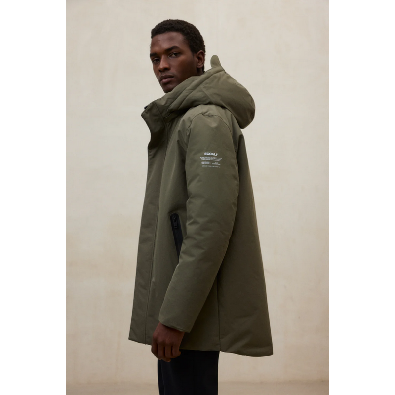 Gabardina Parko Verde Ecoalf Hombre | Moda Sostenible Online Sanxenxo