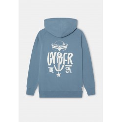 Sudadera Hoodie Under The See Azul | Altonadock