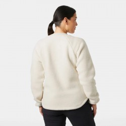 Sudadera Mujer Escape blanca Eco Friendly | Felpa Reciclada Confortable Eolo Sanxenxo