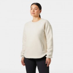 Sudadera Mujer Escape blanca Eco Friendly | Felpa Reciclada Confortable Eolo Sanxenxo