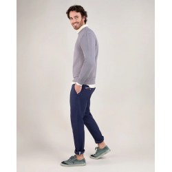 Sudadera gris cuello caja hombre El Ganso - Estilo casual y náutico