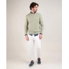 Sudadera verde pastel cuello caja hombre El Ganso - Estilo casual y náutico