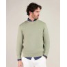 Sudadera verde pastel cuello caja hombre El Ganso - Estilo casual y náutico