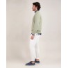 Sudadera verde pastel cuello caja hombre El Ganso - Estilo casual y náutico