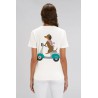Camiseta Blueblue Chihuahua perro motero: algodón orgánico, divertida y sostenible