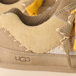 Zapatillas UGG Mujer Beige Cordones Amarillo Mostaza | Tendencia 2025