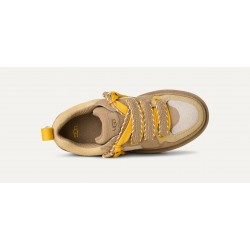 Zapatillas UGG Mujer Beige Cordones Amarillo Mostaza | Tendencia 2025