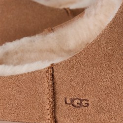 UGG Elea Slip-On Chestnut | Slippers Mujer en Ante y Piel de Oveja
