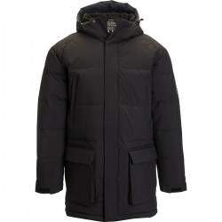 Parka Samoens Ecoalf negra de hombre | Sostenible, impermeable y reciclada