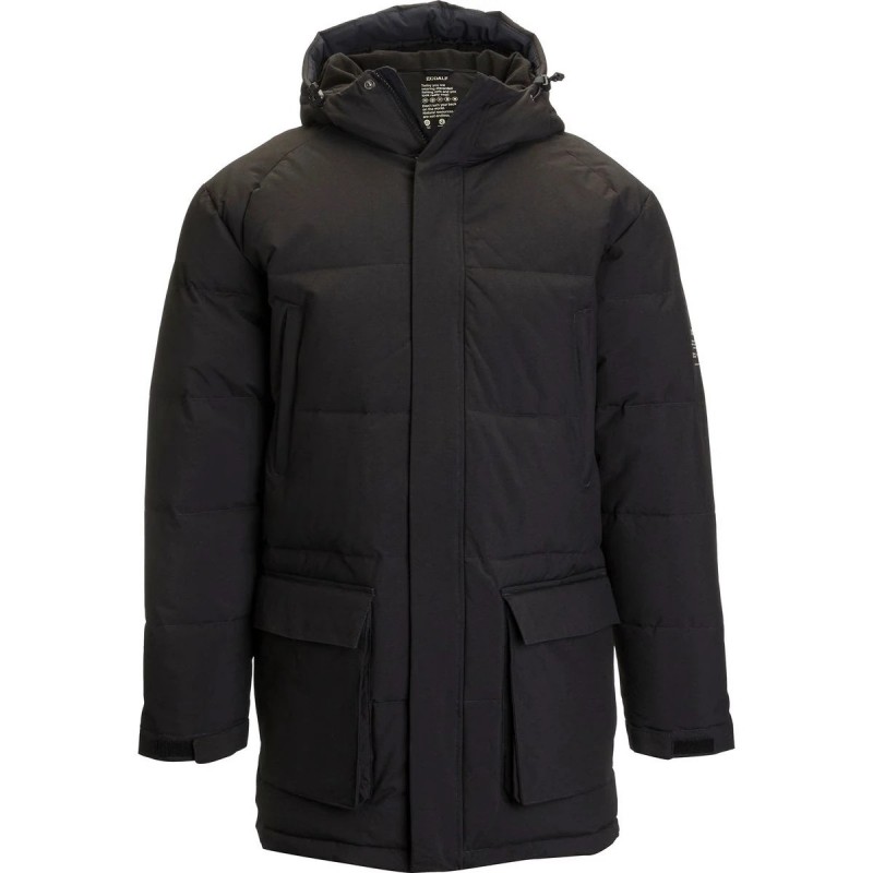 Parka Samoens Ecoalf negra de hombre | Sostenible, impermeable y reciclada Parka Samoens Ecoalf negra de hombre | Sostenible, impermeable y reciclada