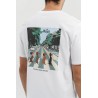 Camiseta Abbey Road Blue Blue Chihuahua Hombre | Algodón orgánico original