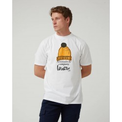 Camiseta Cozy Winter Blanca Altonadock – Algodón, Estilo Náutico Hombre