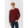 Jersey Punto Jaspeado Granate El Pulpo | Hombre | Eolo Sanxenxo
