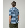 Camiseta Rayas Azul y Blanco Hombre Altonadock – Estilo Náutico y Casual