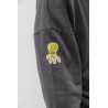 Sudadera Unisex Gris con Print Pulpo – Estilo Urbano