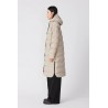 Abrigo Puddle | Impermeable acolchado para mujer