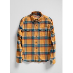 Camisa de Franela Sierra ocre Hombre – Diseño Exclusivo y Estilo Casual | Eolo Sanxenxo