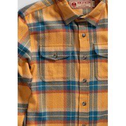 Camisa de Franela Sierra ocre Hombre – Diseño Exclusivo y Estilo Casual | Eolo Sanxenxo