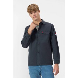 Sobrecamisa El Pulpo Heritage Azul Marino Hombre | Estilo Náutico y Casual
