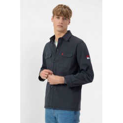 Sobrecamisa El Pulpo Heritage Azul Marino Hombre | Estilo Náutico y Casual