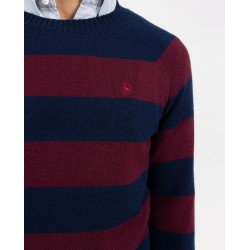 Jersey de Rayas Granate y Azul Marino El Ganso Hombre | Otoño-Invierno