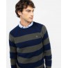 Jersey Rayas Verde y Azul Marino El Ganso Hombre | Eolo Sanxenxo