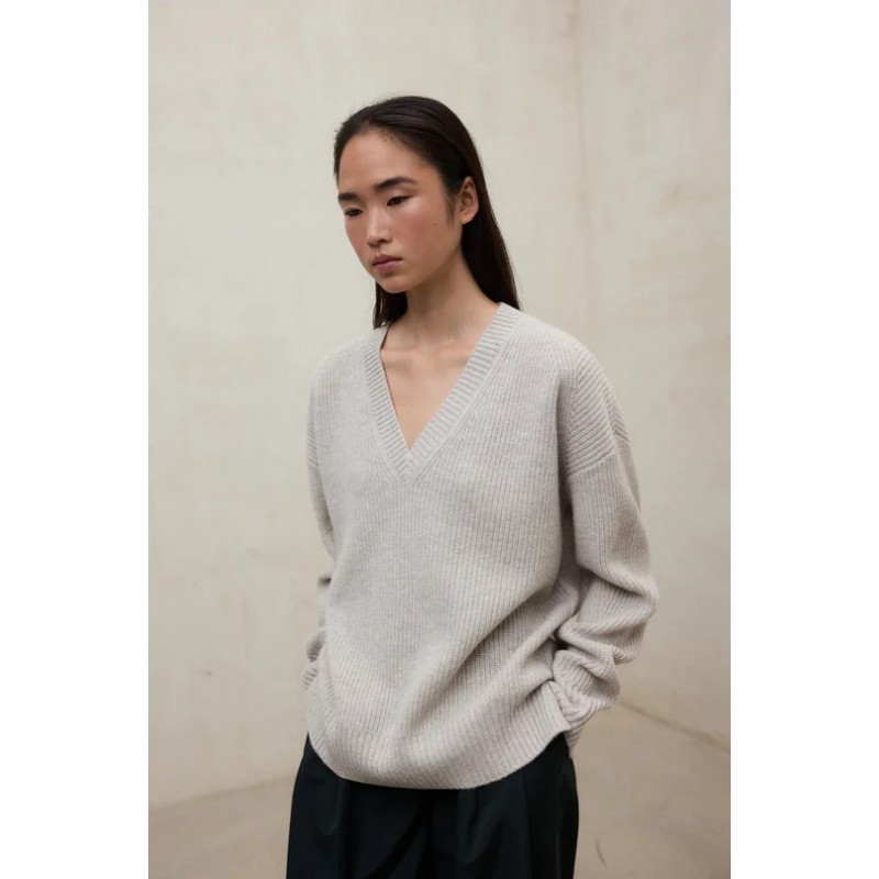 Jersey Azalea Beige Mujer Ecoalf | Lana 100% Reciclada y Sostenible