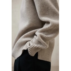 Jersey Azalea Beige Mujer Ecoalf | Lana 100% Reciclada y Sostenible