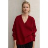 Jersey Azalea rojo Mujer Ecoalf | Lana 100% Reciclada y Sostenible