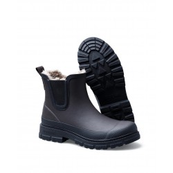 Botas de Agua Verbenas Mujer Marrón con Pelo Interior | Impermeables y Cálidas | Eolo Sanxenxo