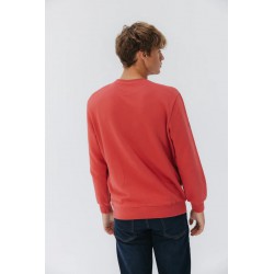 Sudadera El Pulpo Cuello Caja Roja | Algodón Orgánico Hombre | Eolo Sanxenxo