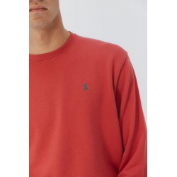 Sudadera El Pulpo Cuello Caja Roja | Algodón Orgánico Hombre | Eolo Sanxenxo