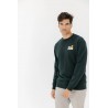 Sudadera El Pulpo Sea Lover Verde | Algodón Orgánico Hombre | Eolo Sanxenxo
