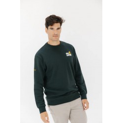 Sudadera El Pulpo Sea Lover Verde | Algodón Orgánico Hombre | Eolo Sanxenxo