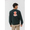Sudadera El Pulpo Verde Unisex | Náutica Casual | Eolo Sanxenxo