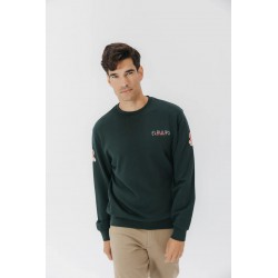 Sudadera El Pulpo Verde Unisex | Náutica Casual | Eolo Sanxenxo