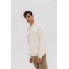 Sudadera El Pulpo Capucha Blanca Unisex | Náutica Casual | Eolo Sanxenxo