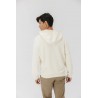 Sudadera El Pulpo Capucha Blanca Unisex | Náutica Casual | Eolo Sanxenxo