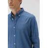 Camisa Denim Azul El Pulpo | Hombre | Estilo Casual Náutico | Eolo Sanxenxo