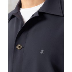 Sobrecamisa Técnica Azul Marino El Pulpo | Hombre | Eolo Sanxenxo